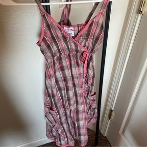 sugar california plaid dress